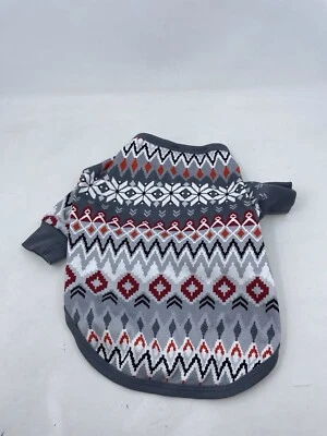 The Company Store Christmas Dog Pajamas Medium  100% Organic Cotton Nordic - Image 1 of 4