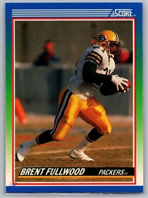 1990 Score - Brent Fullwood #6 Green Bay Packers NFL Football Card - Image 1 of 2