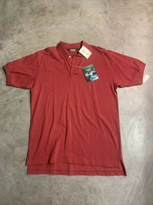 Oshkosh B Gosh Polo Men MED Shirt Blue Pullover contrast S S Collared Polo VTG - Picture 1 of 8