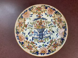 Makkum schöner Blumen Wandbehang 9 Zoll Teller Vintage - Bild 1 von 3