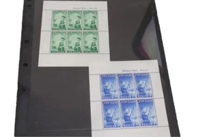 MINT 1958 NEW ZEALAND NZ HEALTH BRIGADE STAMP MINI SHEET SET OF 2. - Picture 1 of 1