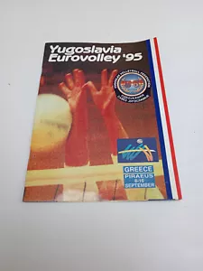 VOLLEYBALL JUGOSLAWIEN EUROVOLLEY 95 GRIECHENLAND PROGRAMM - Bild 1 von 6