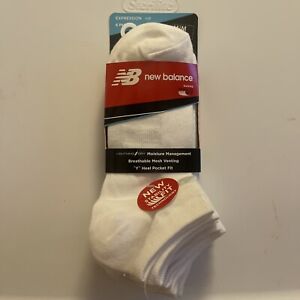 New Balance Expression Adult unisex Tab Socks 6 Pairs M
