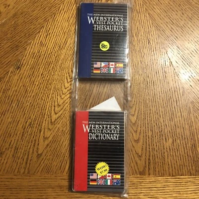 Webster's Reference Clamshell Pack (Vest Pocket) (LOC TUB L-50) - Image 1 of 4