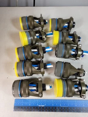 (10) Amphenol 4P Crimp M/F Mil-Spec Circular Connector 80A MS3456W32-17S/P - Image 1 of 4