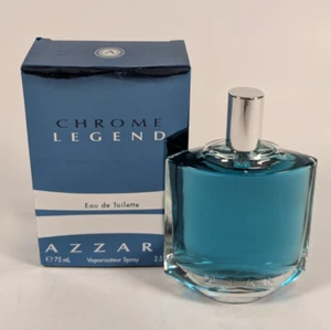 Azzaro Chrome Legend Eau De Toilette Men's Spray 2.5 oz New Open Box Fragrance - Picture 1 of 5