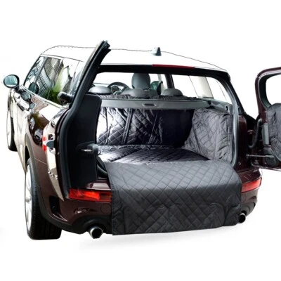 Mini Clubman Cargo Trunk Liner Dog Mat Quilted 2015 onwards Custom Fit QBL340 - Image 1 of 4