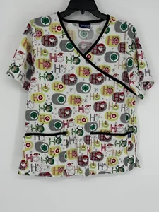 Tafford Uniformi Pullover Vacanze Natale Babbo Natale Scrub Camicia Donna Taglia S - Foto 1 di 7