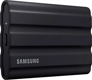 Samsung Portable SSD T7 Shield 1TB Black Up To 1050 MB/s External Hard Drive - Afbeelding 1 van 7