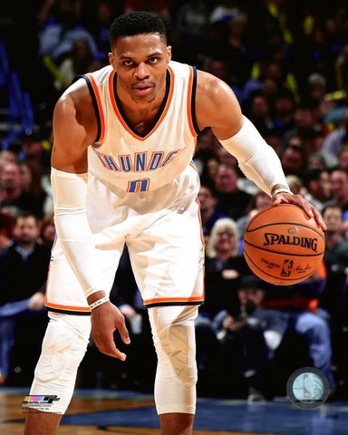 RUSSELL WESTBROOK "Oklahoma City Thunder" LICENSED un-signed poster 8x10 photo Cover