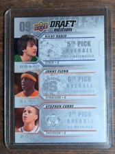 2009-10 Upper Deck Draft Edition Flynn/Ricky Rubio/Stephen Curry RC D-RFC Steph