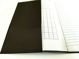Faux Leather Notebook Cover Refillable Fits Standard 9 3/4” x 7 1/2” 