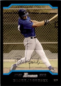 2004 MINT -- Bowman Brock Jacobsen Rookie Texas Rangers #329