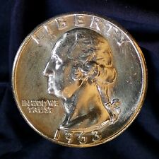 1963 (P) Washington Quarter 90% Silver Choice Gem BU MS US Coin See Pics