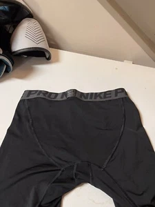 Nike Pro Cool Dri Fit Compression Tights Size XL Youth Black - Picture 1 of 7