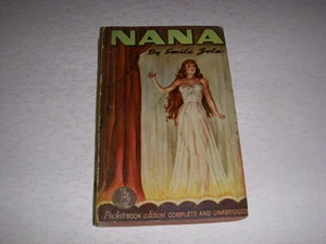 Vintage NANA by EMILE ZOLA, POCKETBOOK EDITION #104, 10TH PRINT, 1942, PB! - Picture 1 of 3