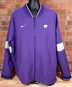 Kansas State Wildcats Nike Dri Fit Team Issue On Field Warm Up Jacket Mens 3XL - Picture 1 of 8