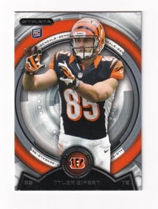 Tarjeta de novato 2013 Topps Strata Football Tyler Eifert 38 - Imagen 1 de 2