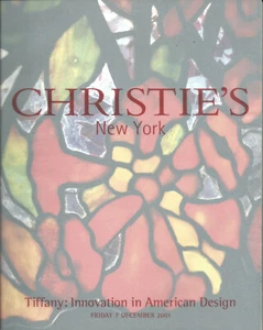 CHRISTIE’S TIFFANY Innovation in American Design Auction Catalog 2001 - Imagen 1 de 1