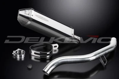 Silenciador Delkevic 13" Acero Inoxidable Tri-Oval - Triumph Tiger Explorer 1200 - 12-21 Foto 1 de 2