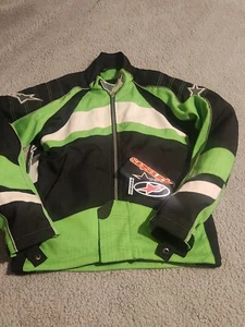 Alpinestars S-MX Womens Motorcycle Jacket Black Green XS - Picture 1 of 15