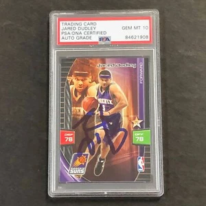 2009-10 Adrenalyn XL #79 Jared Dudley Signed Card AUTO 10 PSA Slabbed Suns - Picture 1 of 2
