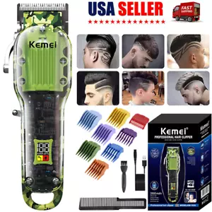 BEST KM-1926 0,00 MM Haarschneidemaschine Elektrisch USB Aufladen Haarschneider Salon Friseur - Bild 1 von 25
