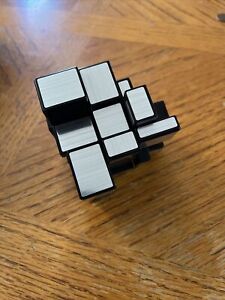 Shengshou Mirror Speed Cube 3x3 Silver Mirror Blocks Puzzle Game Toys USA SELLER
