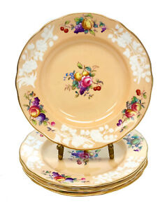 5 Copeland Spode for Tiffany & Co. Porcelain Bread Butter Plates, circa 1900