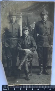 Liebevolle schöne junge Männer attraktive Jungs niedliche Soldaten altes Foto #1373 - Bild 1 von 3
