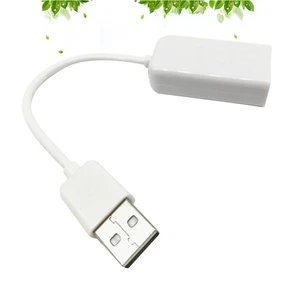 Sound Card Adapter Cable Usb Stereo Audio Interface for Pc 2.0 with Line - Afbeelding 1 van 11