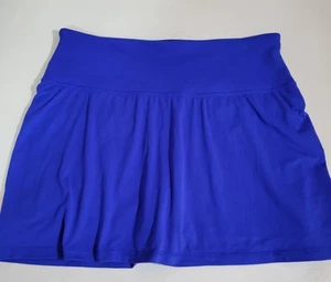 Xersion Size Large Blue Skort High Rise Shorts Skirt Quick-Dri Womens 0279 - Picture 1 of 6