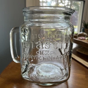 Mason American Vintage 1868 Storage Jar/pitcher W/Handle - Bild 1 von 4