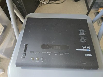 Korg P3 Piano Sound Module with Memory Card POC-02 Vintage 1988 Not Tested - Image 1 of 4