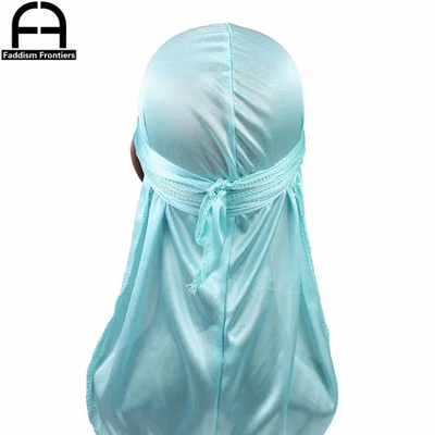 Unisex Mujeres Hombres Seda Durag Turbante Sombrero Pelucas Motociclista Prendas para la cabeza Diadema Cabello Foto 1 de 4
