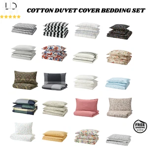 IKEA 100% ALGODÓN FUNDA NÓRDICA JUEGO DE CAMA FUNDAS DE EDREDÓN INDIVIDUALES DOBLES KING - Imagen 1 de 68