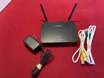 Linksys RE6500 AC1200 MAX Wi-Fi Range Extender - with two 3' RJ-45 cables - Image 1 of 3