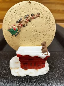 1997 Hallmark Ornament, Happy Christmas To All, QXC5132, Night Before Christmas - Picture 1 of 8