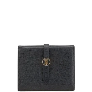 BURBERRY TB logo Bifold Wallet Women 【Used】 - Picture 1 of 11
