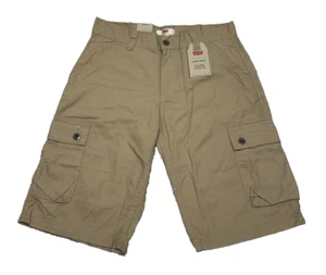 Levi’s Beige Cargo Shorts Boys - 16 Reg W 28 $42 NWT - Picture 1 of 6