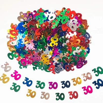 30 Confetti for 30th Birthday Party Decorations or Wedding/Anniversary/Events... - Image 1 of 4