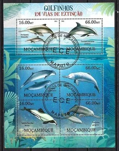 Animals Dolphins Mozambique 2012 (212) Yvert No. 4767 to 4772 used - Picture 1 of 1