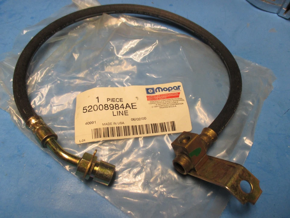 全新制动软管,N.O.S.over 后轴 1997 - 2002 道奇 Dakota 52008984AE — 第 1/1 张图片