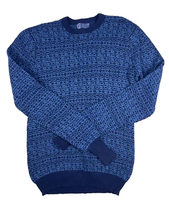 Suéter jersey de cachemir azul Drumohr para hombre Foto 1 de 4