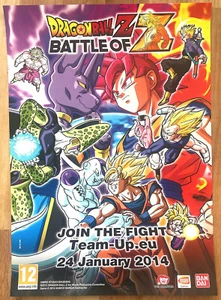 Dragonball Z: Battle of Z RARE PS3 30cm x 42cm Werbeposter - Bild 1 von 1
