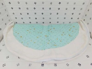 Shengli 48 Inches Christmas Tree Skirt Blue and Star Design - Picture 1 of 5
