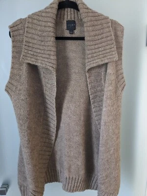 JUMP ALPACA BLEND  LONG VEST SIZE L (LENGTH-75CM ARMPIT-2-ARMPIT-45CM) - Image 1 of 4