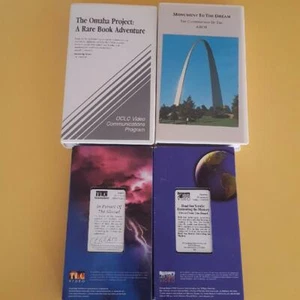4 VHS Movies Dead Sea Scrolls Pursuit of the Shroud Monument Arch Omaha Project - Picture 1 of 1