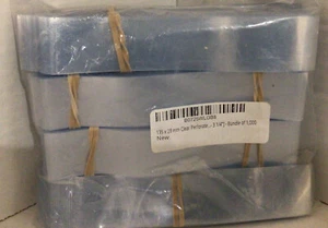 Tamper Evident Security Shrink Wrap Bands Clear Perforated Heat Seal 135x 28 mm - Picture 1 of 2