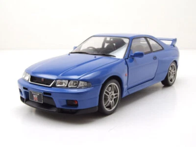 WHITEBOX  1:24  AUTO DIE CAST NISSAN SKYLINE GT-R (R33) BLU   ART  WB124172 - Immagine 1 di 4